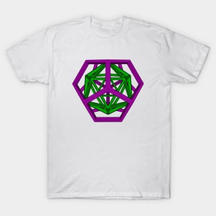 gmtrx lawal geometron with dodecahedron, icosahedron T-Shirt